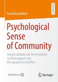 Psychological Sense of Community (eBook, PDF)