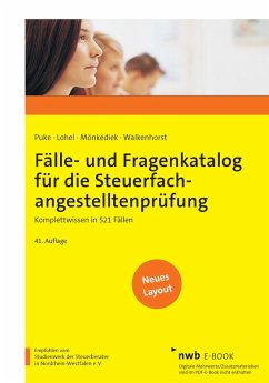 Cover Fälle- und Fragenkatalog für die Steuerfachangestelltenprüfung (eBook, PDF)
