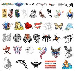 411 Tattoo Designs. Riesenauswahl an Tattoos aus beliebten Kategorien. (eBook, ePUB) Cover 411 Tattoo Designs. Riesenauswahl an Tattoos aus beliebten Kategorien. (eBook, ePUB)