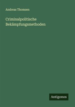 Cover Criminalpolitische Bekämpfungsmethoden