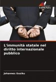 L'immunità statale nel diritto internazionale pubblico L'immunità statale nel diritto internazionale pubblico