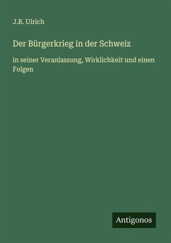 Cover Der Bürgerkrieg in der Schweiz