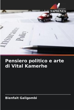 Cover Pensiero politico e arte di Vital Kamerhe
