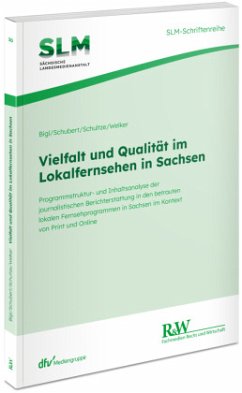 Cover Vielfalt und Qualität im Lokalfernsehen in Sachsen