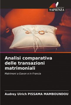 Cover Analisi comparativa delle transazioni matrimoniali
