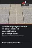 Analisi e progettazione di solai piani in calcestruzzo precompresso