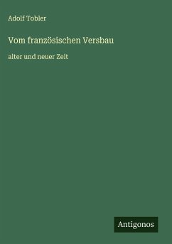 Cover Vom französischen Versbau