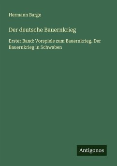 Der deutsche Bauernkrieg - Barge, Hermann