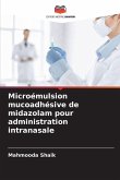 Microémulsion mucoadhésive de midazolam pour administration intranasale Microémulsion mucoadhésive de midazolam pour administration intranasale