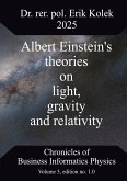 Albert Einstein's theories on light, gravity and relativity