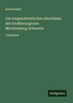 Cover Die vorgeschichtlichen Altertümer des Großherzogtums Mecklenburg-Schwerin