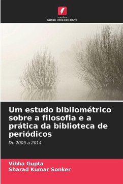 Um estudo bibliométrico sobre a filosofia e a prática da biblioteca de periódicos Cover Um estudo bibliométrico sobre a filosofia e a prática da biblioteca de periódicos