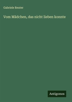Cover Vom Mädchen, das nicht lieben konnte