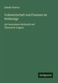 Volkswirtschaft und Finanzen im Weltkriege