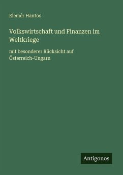 Cover Volkswirtschaft und Finanzen im Weltkriege