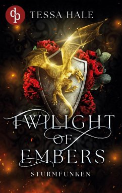 Cover Twilight of Embers - Sturmfunken   Spicy Urban Romantasy / Reverse Harem / Drachenwandler / Academy Romance