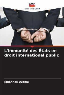 L'immunité des États en droit international public - Uusiku, Johannes