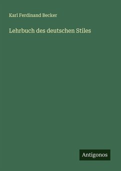 Cover Lehrbuch des deutschen Stiles
