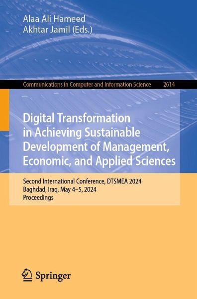 Digital Transformation in Achieving Sustainable Development of Management, Economic, and Applied Sciences Digital Transformation in Achieving Sustainable Development of Management, Economic, and Applied Sciences