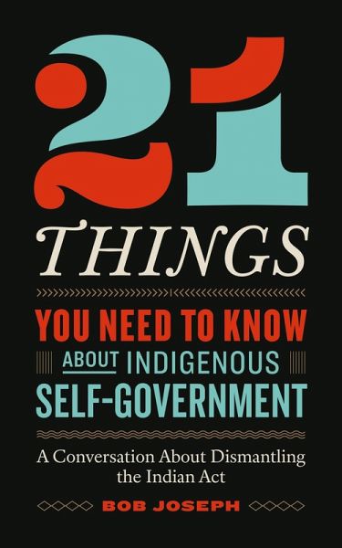 21 Things(TM) You Need to Know About Indigenous Self-Government: A Conversation About Dismantling the Indian Act (eBook, ePUB)
