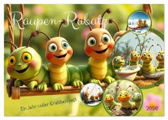 Raupen-Rabatz - Ein Jahr voller Krabbelspaß (Tischkalender 2026 DIN A5 quer), CALVENDO Monatskalender Raupen-Rabatz - Ein Jahr voller Krabbelspaß (Tischkalender 2026 DIN A5 quer), CALVENDO Monatskalender