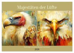 Majestäten der Lüfte. Raubvögel zwischen Himmel und Kunst (Tischkalender 2026 DIN A5 quer), CALVENDO Monatskalender Majestäten der Lüfte. Raubvögel zwischen Himmel und Kunst (Tischkalender 2026 DIN A5 quer), CALVENDO Monatskalender