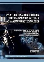 Cover 3rd International Conference on Recent Advances in Materials and Manufacturing Technologies (eBook, PDF)