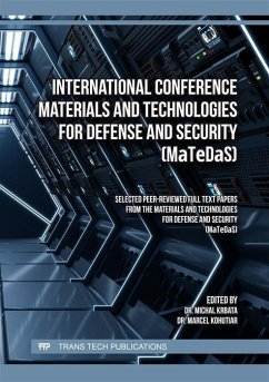 International Conference Materials and Technologies for Defense and Security (MaTeDaS) (eBook, PDF)