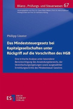 Cover Das Mindeststeuergesetz bei Kapitalgesellschaften unter Rückgriff auf die Vorschriften des HGB (eBook, PDF)