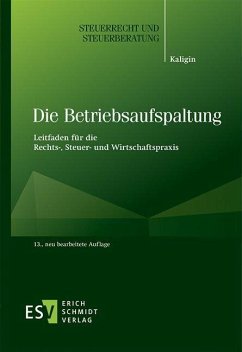 Cover Die Betriebsaufspaltung (eBook, PDF)