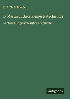 Cover D. Martin Luthers kleiner Katechismus