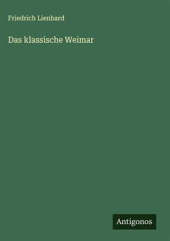 Cover Das klassische Weimar