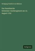 Das französische Schweizer-Garderegiment am 10. August 1792