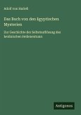Das Buch von den ägyptischen Mysterien