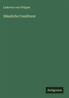 Cover Häusliche Conditorei