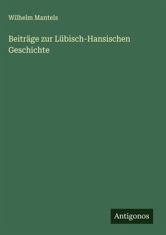 Cover Beiträge zur Lübisch-Hansischen Geschichte