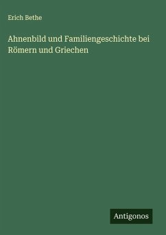 Cover Ahnenbild und Familiengeschichte bei Römern und Griechen