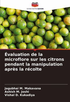 Cover Évaluation de la microflore sur les citrons pendant la manipulation après la récolte