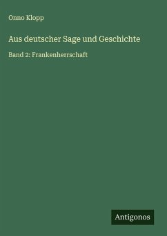 Cover Aus deutscher Sage und Geschichte