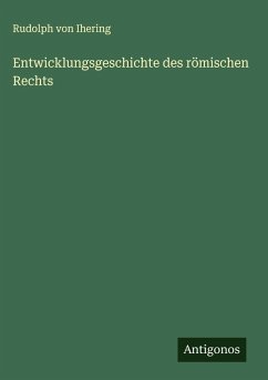 Entwicklungsgeschichte des römischen Rechts Cover Entwicklungsgeschichte des römischen Rechts