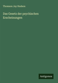 Cover Das Gesetz der psychischen Erscheinungen