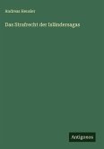 Das Strafrecht der Isländersagas Das Strafrecht der Isländersagas