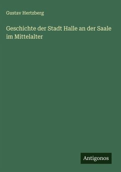 Cover Geschichte der Stadt Halle an der Saale im Mittelalter