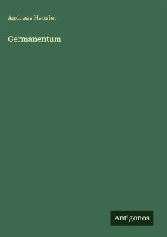 Germanentum - Heusler, Andreas