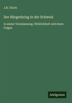 Cover Der Bürgerkrieg in der Schweiz