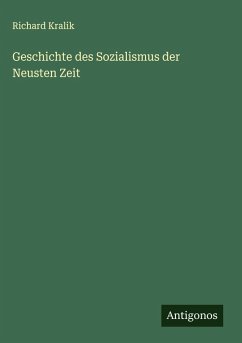 Cover Geschichte des Sozialismus der Neusten Zeit