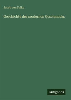 Cover Geschichte des modernen Geschmacks