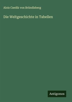 Cover Die Weltgeschichte in Tabellen