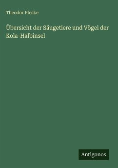 Übersicht der Säugetiere und Vögel der Kola-Halbinsel Cover Übersicht der Säugetiere und Vögel der Kola-Halbinsel