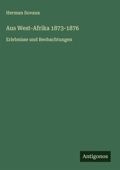 Cover Aus West-Afrika 1873-1876